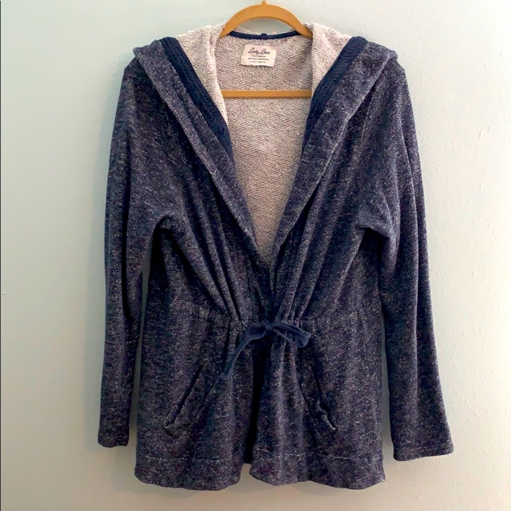 Lucky Brand front tie sweatshirt